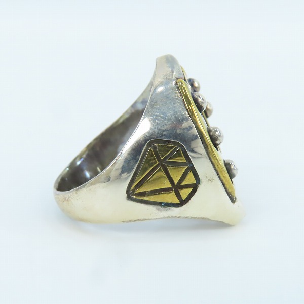 実際に弊社で買取させて頂いたGangsterville×galcia/ギャングスタービル×ガルシア Horse Shoe Trademark Ring/ホースシューリング/22.5号の画像 4枚目