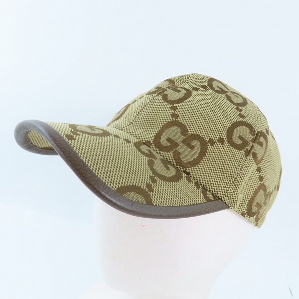 実際に弊社で買取させて頂いた【JPタグ】GUCCI/グッチ GGスプリームキャンバス ベースボールキャップ 681264-3HAGJ M/57cm