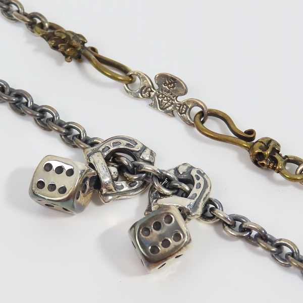 実際に弊社で買取させて頂いた（3）GANGSTERVILLE/ギャングスタービル × galcia/ガルシア DICE TOP/CHIAN SET/ダイス ネックレス
