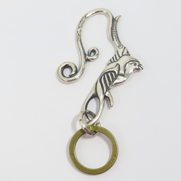 実際に弊社で買取させて頂いた（1）GANGSTERVILLE×Galcia/ギャングスタービル×ガルシア スワロー キーホルダー シルバーの画像 1枚目