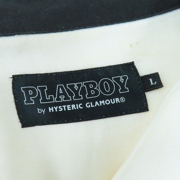 実際に弊社で買取させて頂いたHYSTERIC GLAMOUR/ヒステリックグラマー  PLAY BOY ボーリング シャツ/02222AH05/Lの画像 2枚目