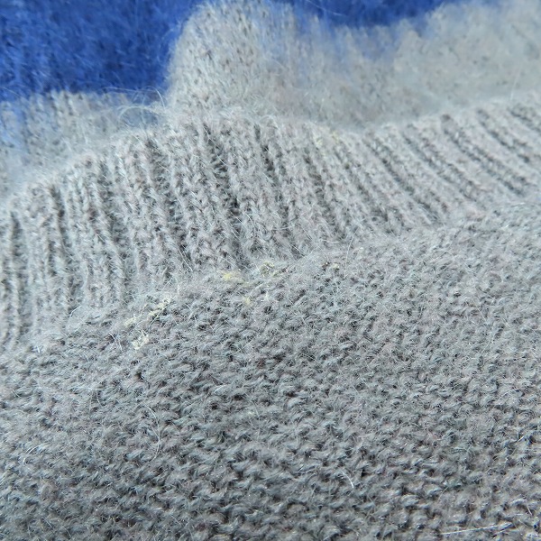 実際に弊社で買取させて頂いたISAMUKATAYAMA BACKLASH/バックラッシュ モヘア クルーネックニットセーター K764-01 Mの画像 4枚目