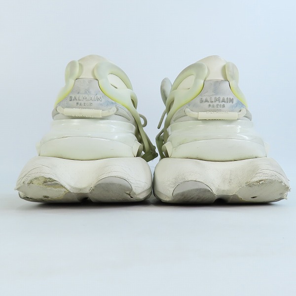 実際に弊社で買取させて頂いたBalmain/バルマン Unicorn/ユニコーン レースアップ チャンキー スニーカー AN0VF724KNLR/28の画像 1枚目