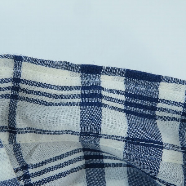 実際に弊社で買取させて頂いたAdam et Rope/アダムエロペ 日本製 チェック柄長袖シャツ GMG-1508-B/Mの画像 5枚目