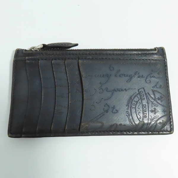 実際に弊社で買取させて頂いたBerluti/ベルルッティ KOA MAXI/コアマキシ カリグラフィ ジップ付き 名刺入れ/カードケース 