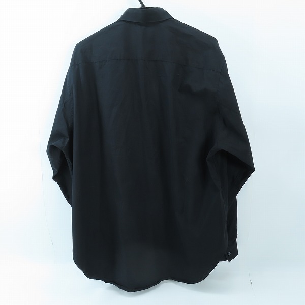 実際に弊社で買取させて頂いたGIVENCHY/ジバンシィ ロゴ総柄ドッキング/フェイクレイヤード 長袖シャツ BM60MH109F/38の画像 1枚目