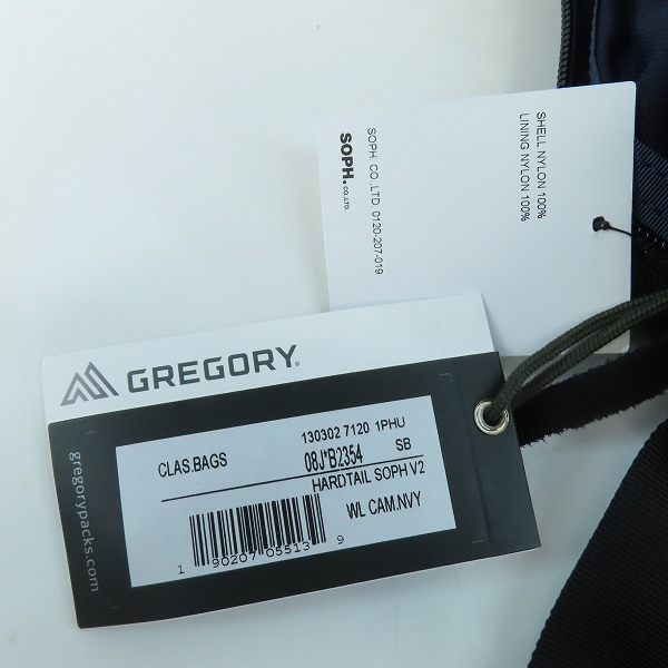実際に弊社で買取させて頂いた【未使用】SOPHNET × GREGORY/ソフネット × グレゴリー 19AW HARD TAIL WAIST BAG ウエストバッグの画像 6枚目