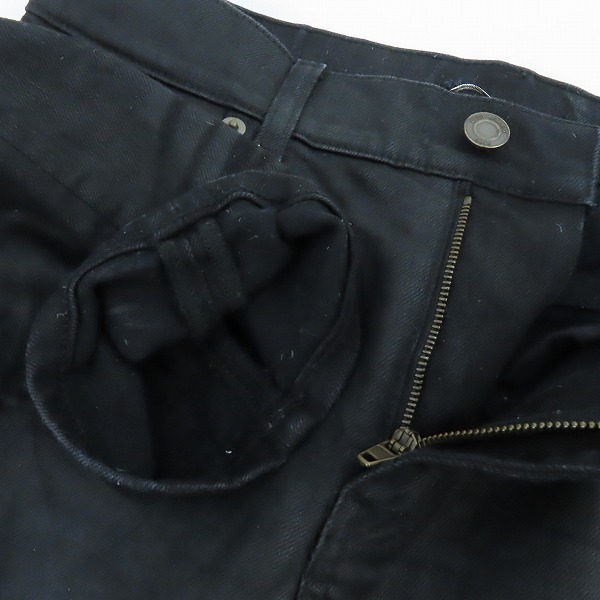 実際に弊社で買取させて頂いた【JPタグ】SAINT LAURENT PARIS/サンローラン 15AW コーティング ストレッチ スリム スキニーデニムパンツ 390001 Y899I/29の画像 4枚目