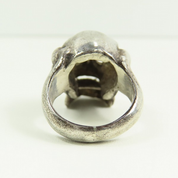 実際に弊社で買取させて頂いたLEATHERS AND TREASURES/レザーズアンドトレジャーズ スカル リング 15.5号の画像 3枚目