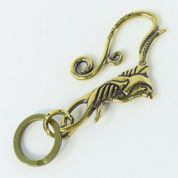 実際に弊社で買取させて頂いた(1)GANGSTERVILLE×Galcia/ギャングスタービル×ガルシア スワローキーホルダー ブラス/真鍮