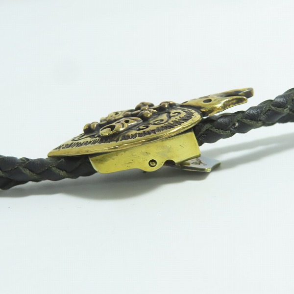 実際に弊社で買取させて頂いた(1)Gangsterville×galcia/ギャングスタービル×ガルシア TWO FACE/ダブルフェイス BOLO TIE/ボロタイ/ループタイ ブラス/真鍮の画像 3枚目