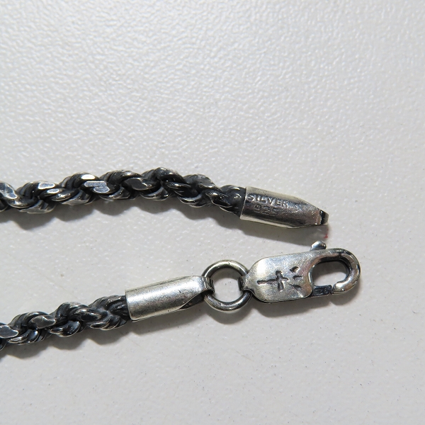 実際に弊社で買取させて頂いたGANGSTERVILLE×Galcia/ギャングスタービル×ガルシア SOMBRERO SKULLネックレス ペーパーチェーン/60cmの画像 5枚目