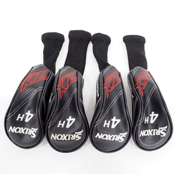 実際に弊社で買取させて頂いたDUNLOP/ダンロップ SRIXON/スリクソン ZX ユーティリティ 4H用ヘッドカバー 4個セット