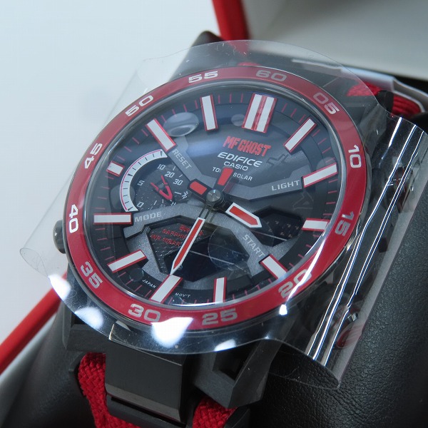 実際に弊社で買取させて頂いた【未使用】CASIO/カシオ EDIFICE/エディフィス 頭文字D×MFゴースト コラボモデル ECB-2000MFG-1AJR