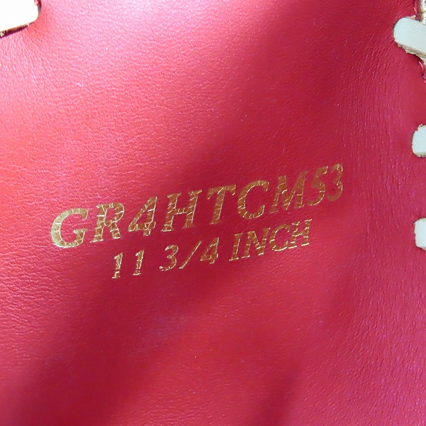 実際に弊社で買取させて頂いた【未使用】Rawlings/ローリングス  ハイパーテック 左投げ 軟式 ファーストミット 一塁手用 グローブ/グラブ GR4HTCM53の画像 6枚目