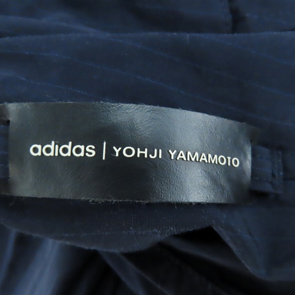 実際に弊社で買取させて頂いたY-3/ワイスリー Yohji Yamamoto×adidas/ヨウジヤマモト×アディダス ストライプパンツ ネイビー GV4226/Lの画像 8枚目