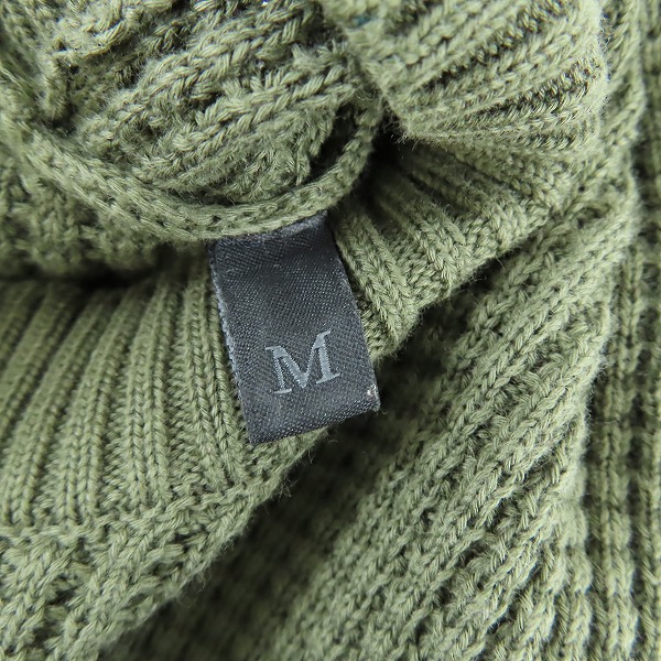 実際に弊社で買取させて頂いた【JPタグ】MONCLER/モンクレール GIROCOLLO TRICOT 長袖ワッフル ニットセーター I20919C00007 M1367/Mの画像 3枚目