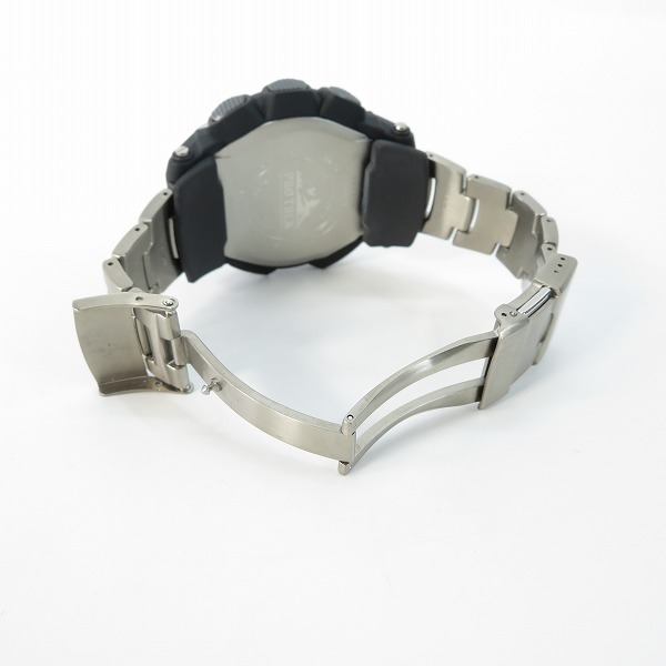 実際に弊社で買取させて頂いたCASIO/カシオ PROTREK/プロトレック タフソーラー/電波時計 PRW-5000T-7JFの画像 3枚目