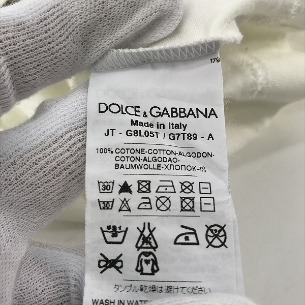 実際に弊社で買取させて頂いたDOLCE&GABBANA/ドルチェ&ガッバーナ JAMES DEAN/ジェームスディーン Tシャツ カットソー JT-G8L05T/54の画像 3枚目