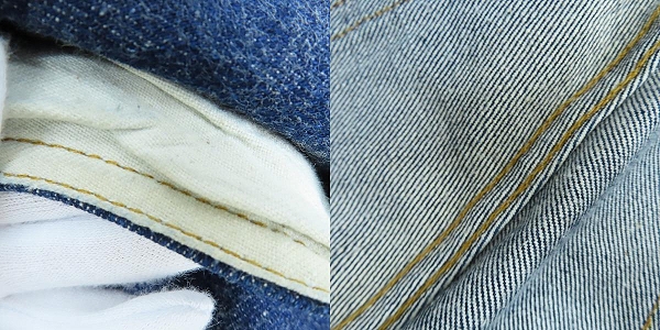 実際に弊社で買取させて頂いたLEVI'S/リーバイス 501 刻印555 バレンシア工場製 ビッグE デニムパンツ 紙パッチ/W34L36の画像 9枚目