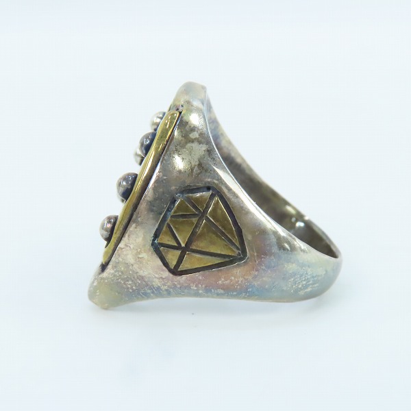 実際に弊社で買取させて頂いたGangsterville×galcia/ギャングスタービル×ガルシア Horse Shoe Trademark Ring/ホースシューリング/22.5号の画像 2枚目