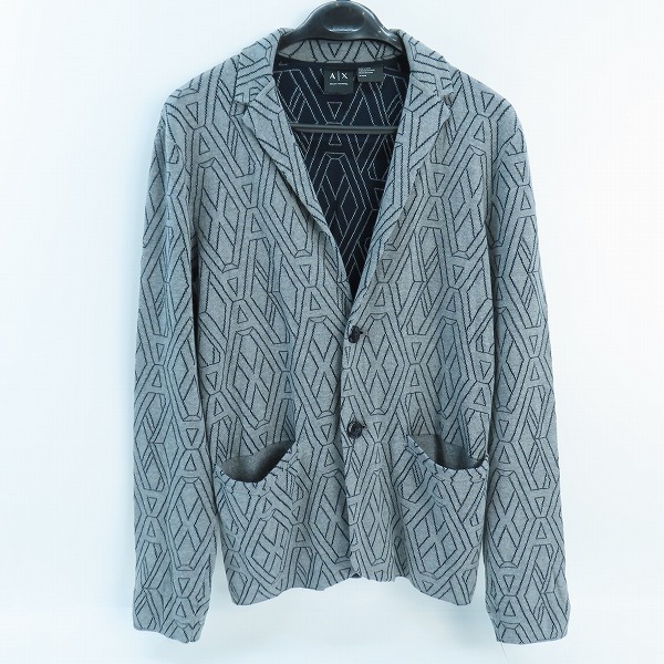 実際に弊社で買取させて頂いたARMANI EXCHANGE/アルマーニエクスチェンジ AX総柄 ジャケット/M