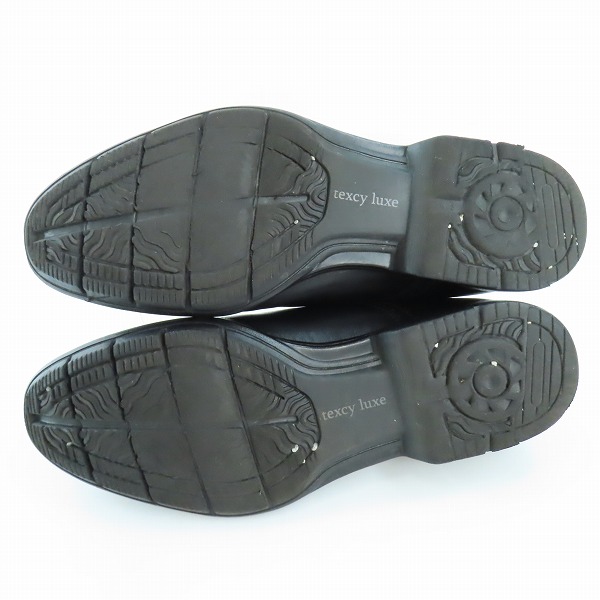 実際に弊社で買取させて頂いたTEXCY LUXE/テクシーリュクス ASICS/アシックス ビジネスシューズ ブラック TU-7774 26.5の画像 2枚目