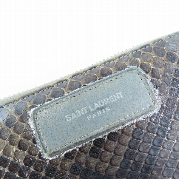実際に弊社で買取させて頂いたSAINT LAURENT PARIS/サンローランパリ ラウンドファスナー 長財布 小銭入れ有の画像 7枚目