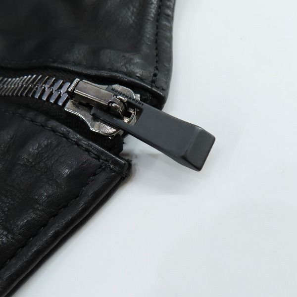 実際に弊社で買取させて頂いたincarnation/インカネーション バッファローレザー ロングコート/Sの画像 6枚目