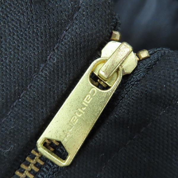 実際に弊社で買取させて頂いたCARHARTT/カーハート 中綿 ワークベスト ブラック/Mの画像 5枚目