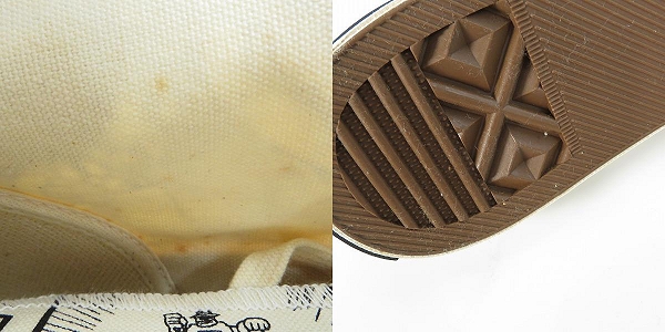 実際に弊社で買取させて頂いた【未使用】CONVERSE/コンバース AS RETRO DORAEMON HI MATURAL オールスター ドラえもん/8.5の画像 7枚目
