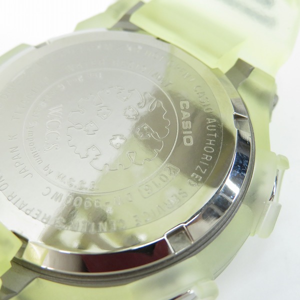 実際に弊社で買取させて頂いたG-SHOCK/Gショック 1999年 W.C.C.S. フロッグマン クリア/DW-9900WC-2T【動作未確認】の画像 4枚目