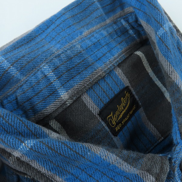 実際に弊社で買取させて頂いたTENDERLOIN/テンダーロイン チェック柄 長袖シャツ XLの画像 5枚目