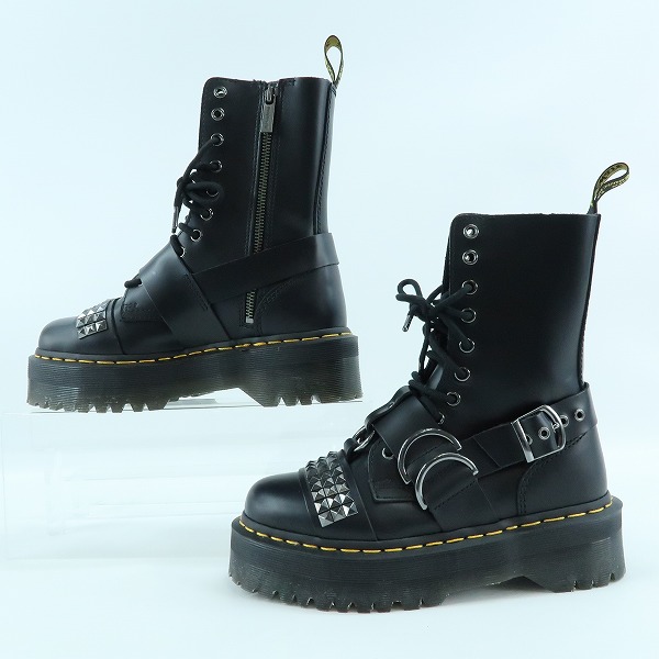 実際に弊社で買取させて頂いたDr.Martens/ドクターマーチン JADON JADON HI STUD/ジャドン ハイ スタッズ 10ホール レースアップ ブーツ UK5の画像 3枚目
