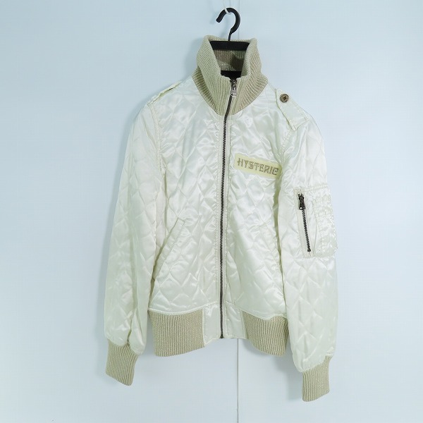 実際に弊社で買取させて頂いたHYSTERIC GLAMOUR /ヒステリックグラマー バックガール刺繍 キルティング 中綿ジャケット 2AB-6510 /F