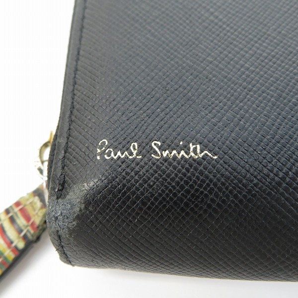実際に弊社で買取させて頂いたPaul Smith/ポールスミス ラウンドジップ ロングウォレット/長財布の画像 3枚目