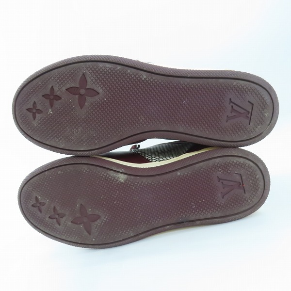実際に弊社で買取させて頂いたLOUIS VUITTON/ルイヴィトン スエード スニーカー GO0145 35 1/2の画像 2枚目