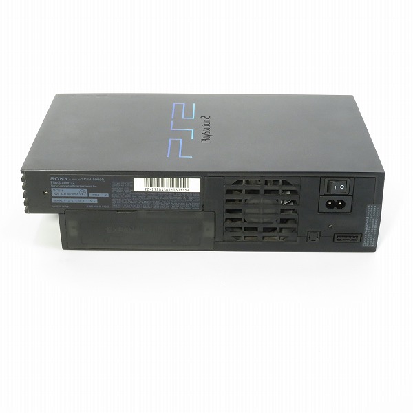 実際に弊社で買取させて頂いたSONY/ソニー PlayStation2/PS2/プレーステーション２ 本体 ミッドナイトブラック SCPH-50000 NB【簡易動作確認済】の画像 2枚目