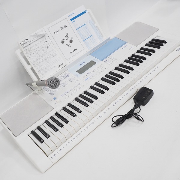 実際に弊社で買取させて頂いた★CASIO/カシオ 光ナビゲーションキーボード LK-515 2020年製 ACアダプター付き【簡易動作確認済】