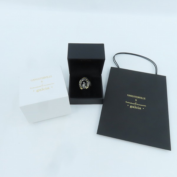 実際に弊社で買取させて頂いたGangsterville×galcia/ギャングスタービル×ガルシア Horse Shoe Trademark Ring/ホースシューリング/14号の画像 9枚目