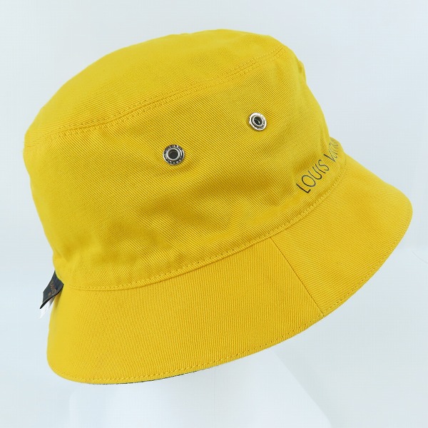 実際に弊社で買取させて頂いたLOUIS VUITTON/ルイヴィトン シャポー モノグラム バケットハット リバーシブル M76209の画像 5枚目