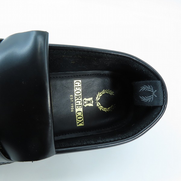 実際に弊社で買取させて頂いたFRED PERRY×GEORGE COX/フレッドペリー×ジョージコックス TASSEL LOAFER タッセルローファー B9278/4の画像 4枚目