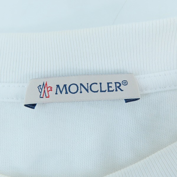 実際に弊社で買取させて頂いた【JPタグ】MONCLER/モンクレール ロゴ 長袖Tシャツ I10918D00002/XSの画像 2枚目