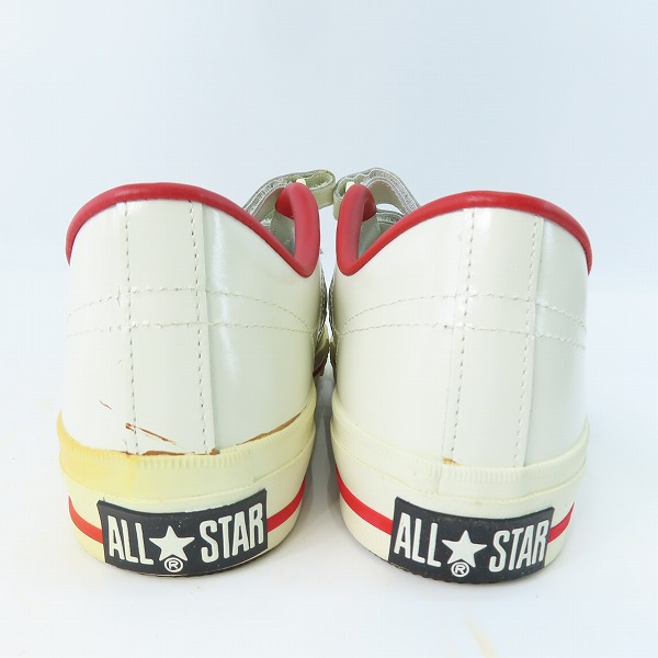 実際に弊社で買取させて頂いたCONVERSE/コンバース ONE STAR V-3 OX WHITE/RED ベルクロ スニーカー/8の画像 1枚目