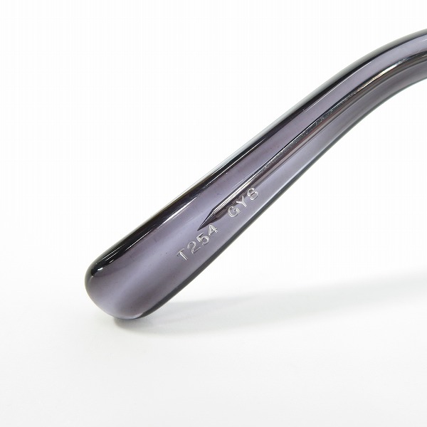 実際に弊社で買取させて頂いたKANEKO OPTICAL/金子眼鏡 恒眸作 手造 メガネフレーム T254 の画像 5枚目