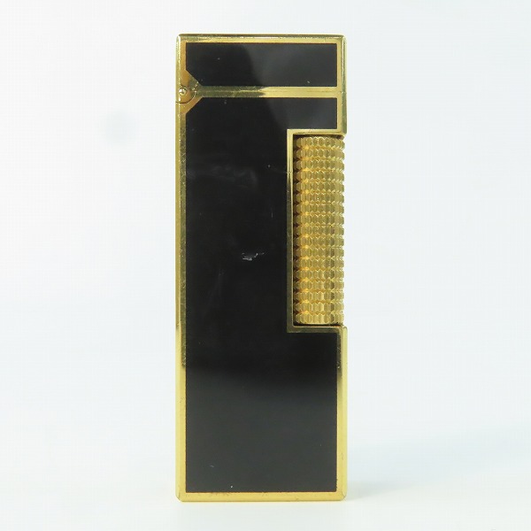 実際に弊社で買取させて頂いたdunhill/ダンヒル サイドローラー ガスライター ブラック × ゴールド