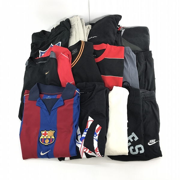 実際に弊社で買取させて頂いた【おまとめ】ナイキ/ニューエラ/チャンピオン ユニフォーム/Tシャツ/パーカー 他