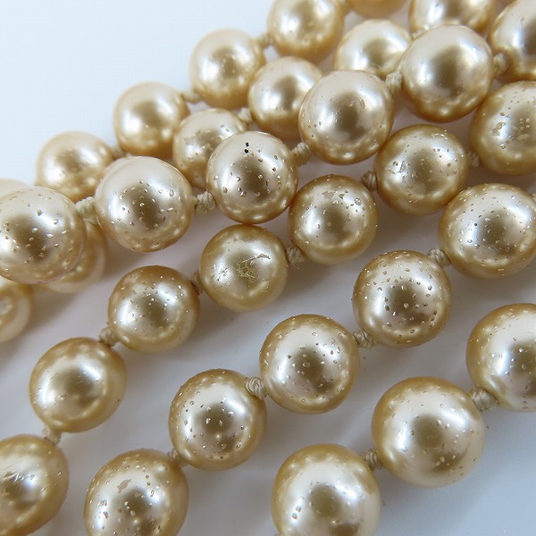 実際に弊社で買取させて頂いたFranklin Mint/フランクリンミント Jackie/ジャッキー 3連パール ネックレス の画像 5枚目