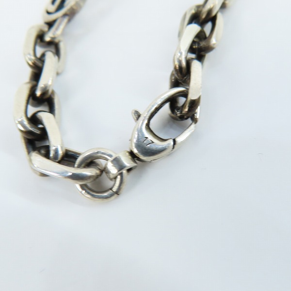 実際に弊社で買取させて頂いたGUCCI/グッチ インターロッキングG シルバー ブレスレットの画像 7枚目