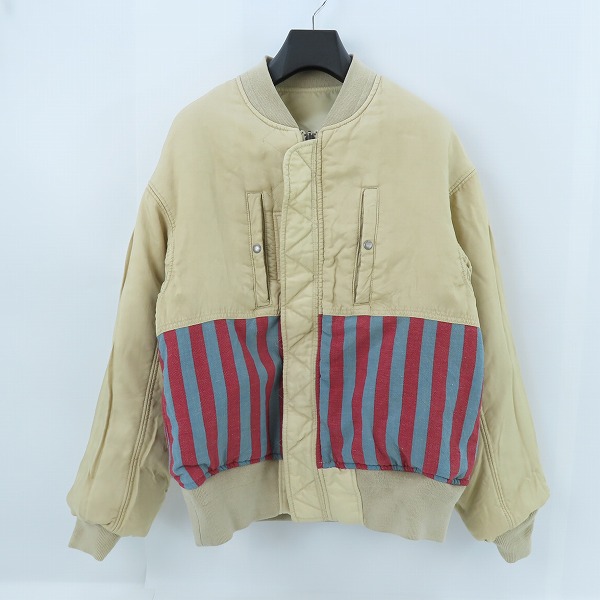 実際に弊社で買取させて頂いたVISVIM/ビズビム 21SS THORSONⅡ アーミーツイル フライト ジャケット 0121105013019/1の画像 2枚目